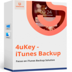 Tenorshare 4uKey iTunes Backup 5 2022 5.2.25.3