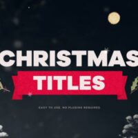 Videohive Christmas Titles For Final Cut Pro X 2022 42134824