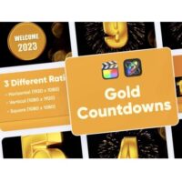 Videohive Gold Countdown for Final Cut Pro X 2022 42004441