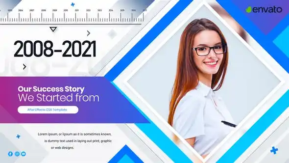 VIDEOHIVE BUSINESS TIMELINE SLIDESHOW 30409070 After Effects Template