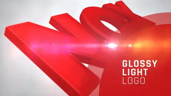 VIDEOHIVE GLOSSY LIGHT LOGO After Effects Template
