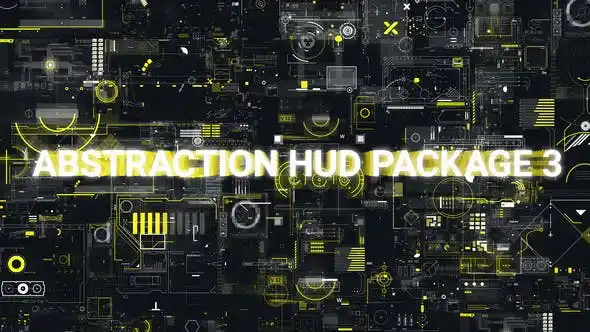 VIDEOHIVE ABSTRACTION HUD PACK 3 After Effects Template