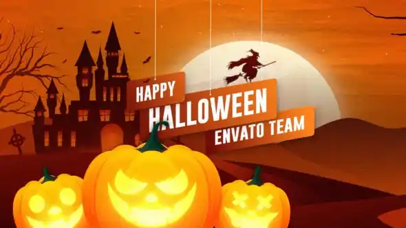 VIDEOHIVE HALLOWEEN INTRO 40274187 After Effects Template
