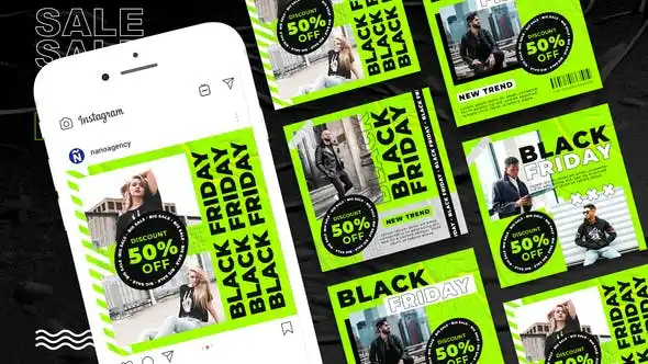 VIDEOHIVE BLACK FRIDAY SALE INSTAGRAM PROMO 41765294 After Effects Template