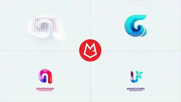 VIDEOHIVE CLEAN CUBIC LOGO REVEAL After Effects Template