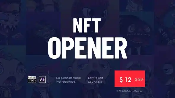 VIDEOHIVE NFT OPENER – NFT INTRO Free Download After Effects Template
