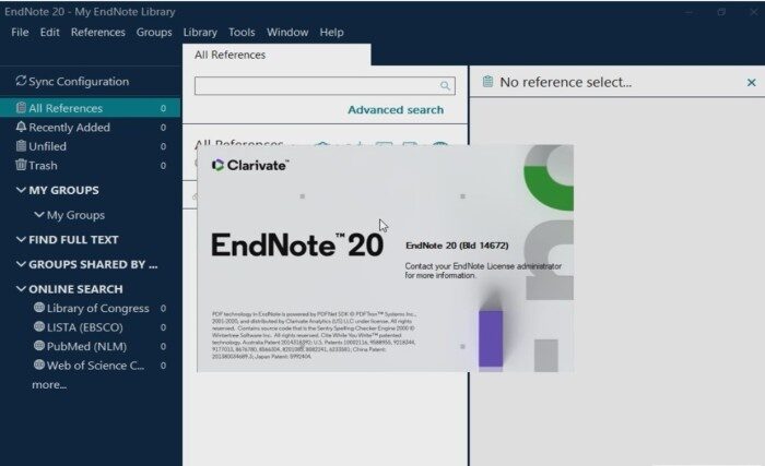 EndNote 20 For Windows