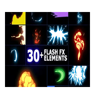 Videohive Flash FX Elements Pack 2023 43307346