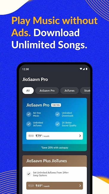 JioSaavn MOD APK (Pro Unlocked)6