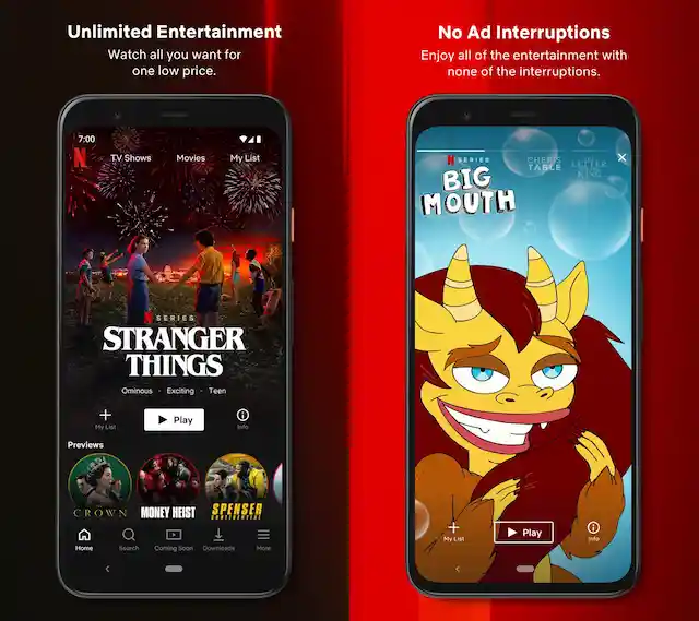 Netflix MOD APK (Premium, 4K HDR, Region Unlocked) 20231