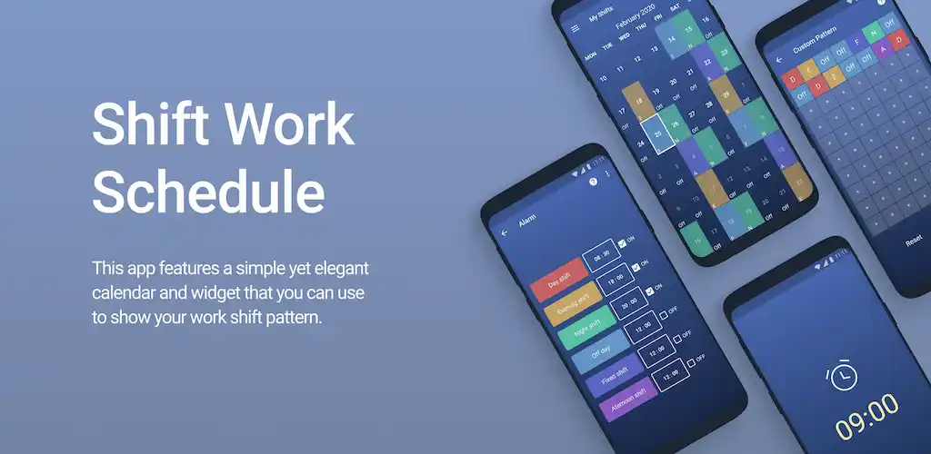 Shift Work Schedule MOD APK (Premium Unlocked) V3.2.91